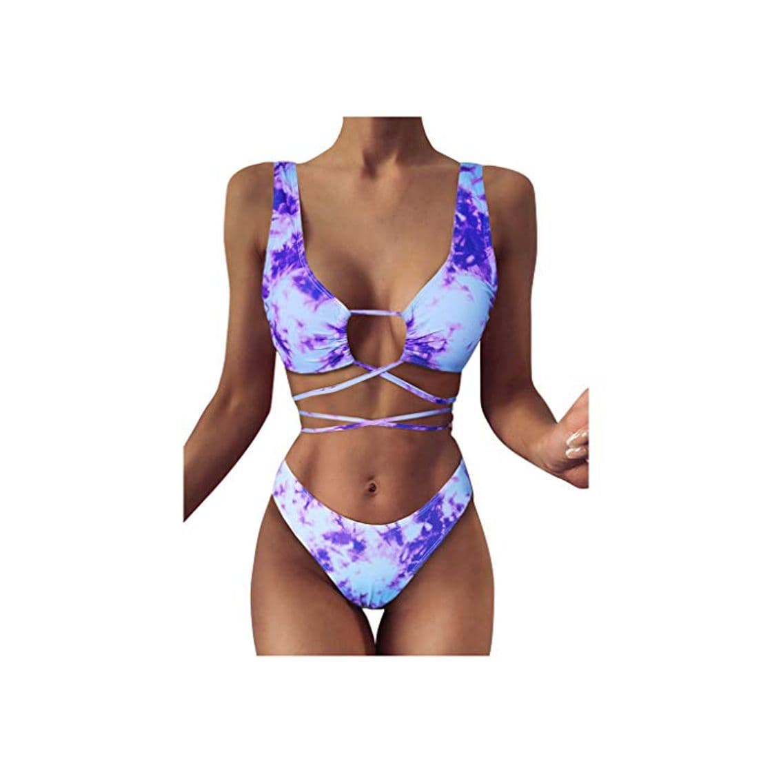 Fashion Moent Conjunto de Bikini de Moda Tie