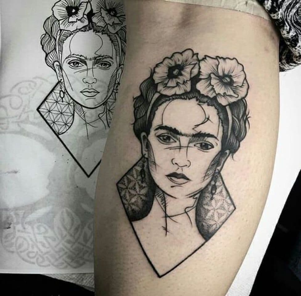 Moda Tatuagem Frida Kahlo 