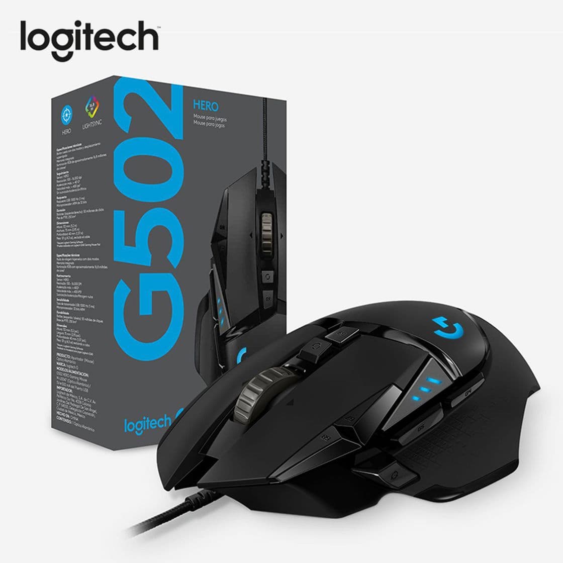 Moda Raton hero g502 logitech