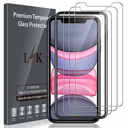 Electrónica LK [3 Pack] Protector de Pantalla para iPhone 11 / iPhone XR