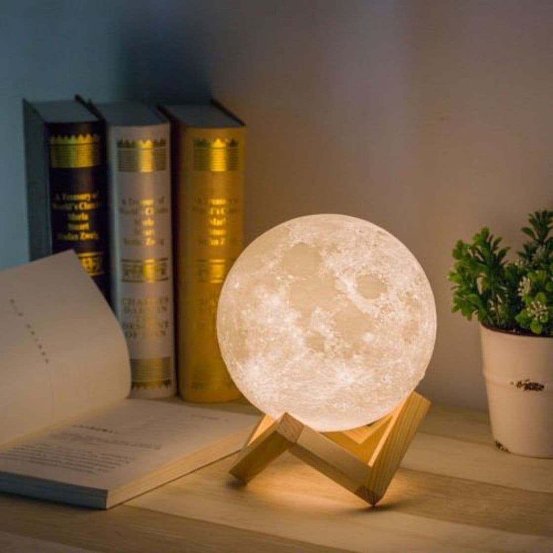 Home Lámpara de Luna en 3D