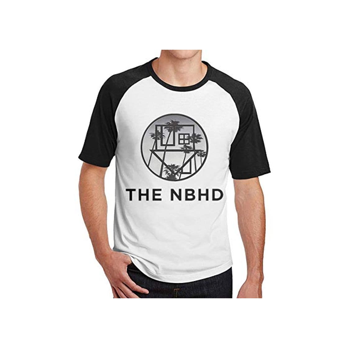 Fashion CINDYO Mens The Neighbourhood NBHD House Leisure Raglan Shirt Combed Cotton tee