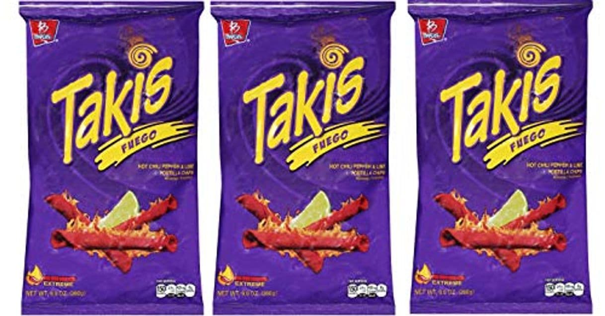 Product BARCEL Takis Fuego - Tortilla Chips - Papitas de Maíz Sabor Chile