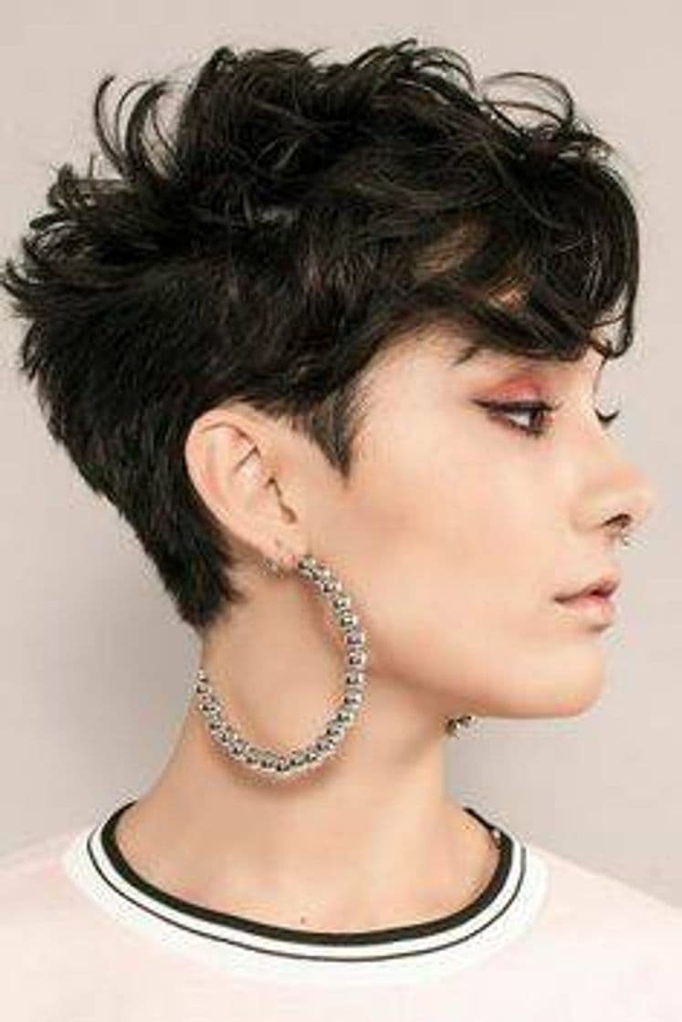 Moda Cabelo Pixie Ondulado