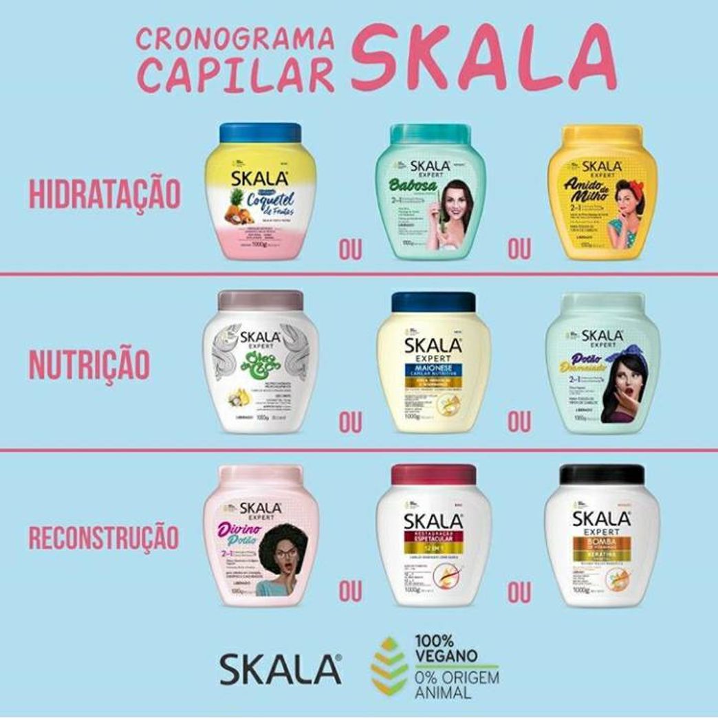 Moda Cronograma capilar de custo baixo