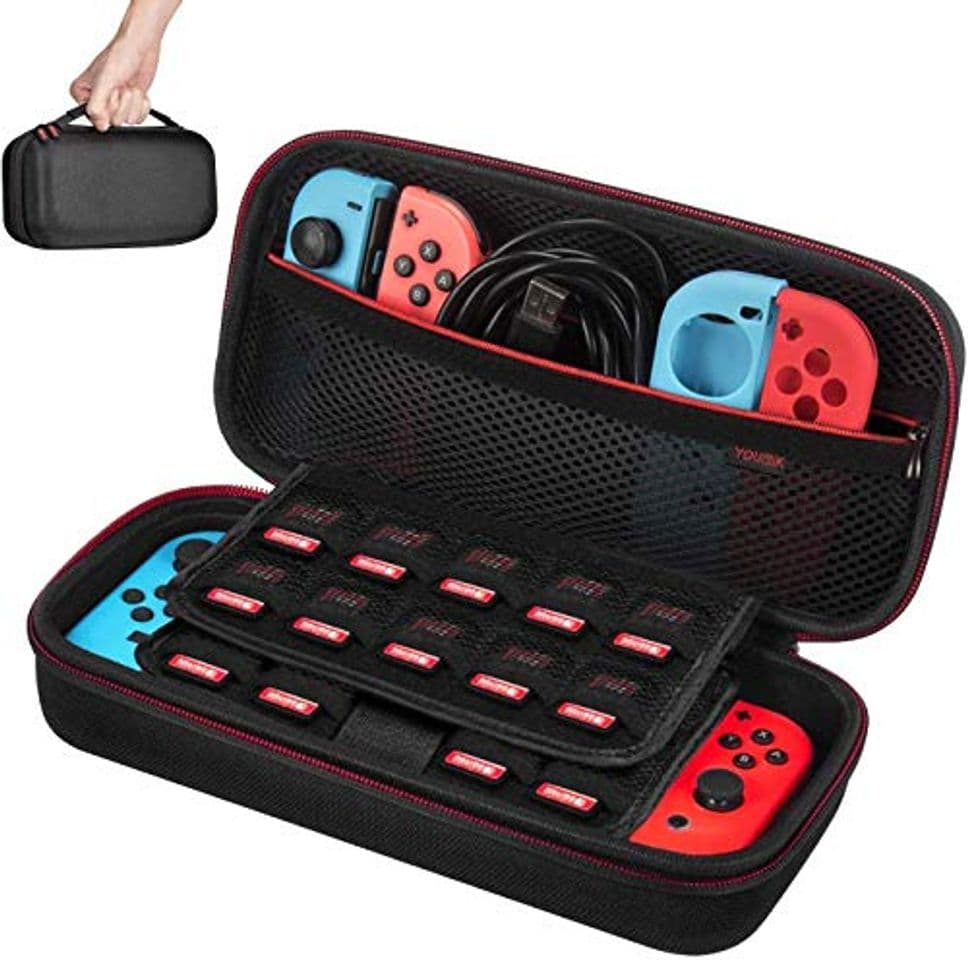 Electronic Funda para Nintendo Switch - younik Versión mejorada Viaje rígida Case con