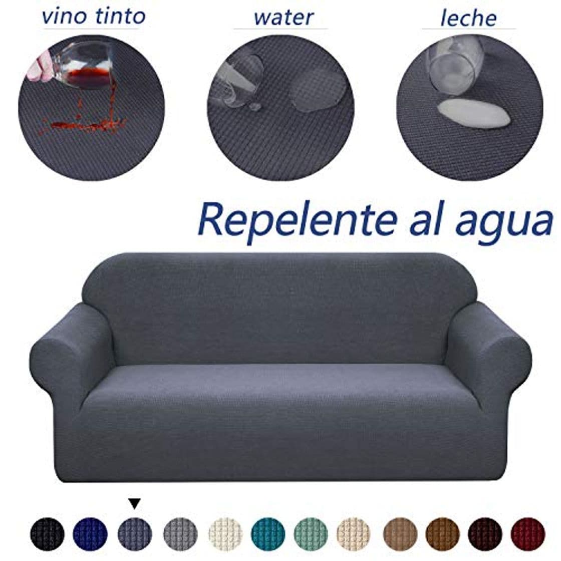 Product Granbest Funda de Sofá Impermeables 3 Plazas Funda Elástica de Sofá Protector