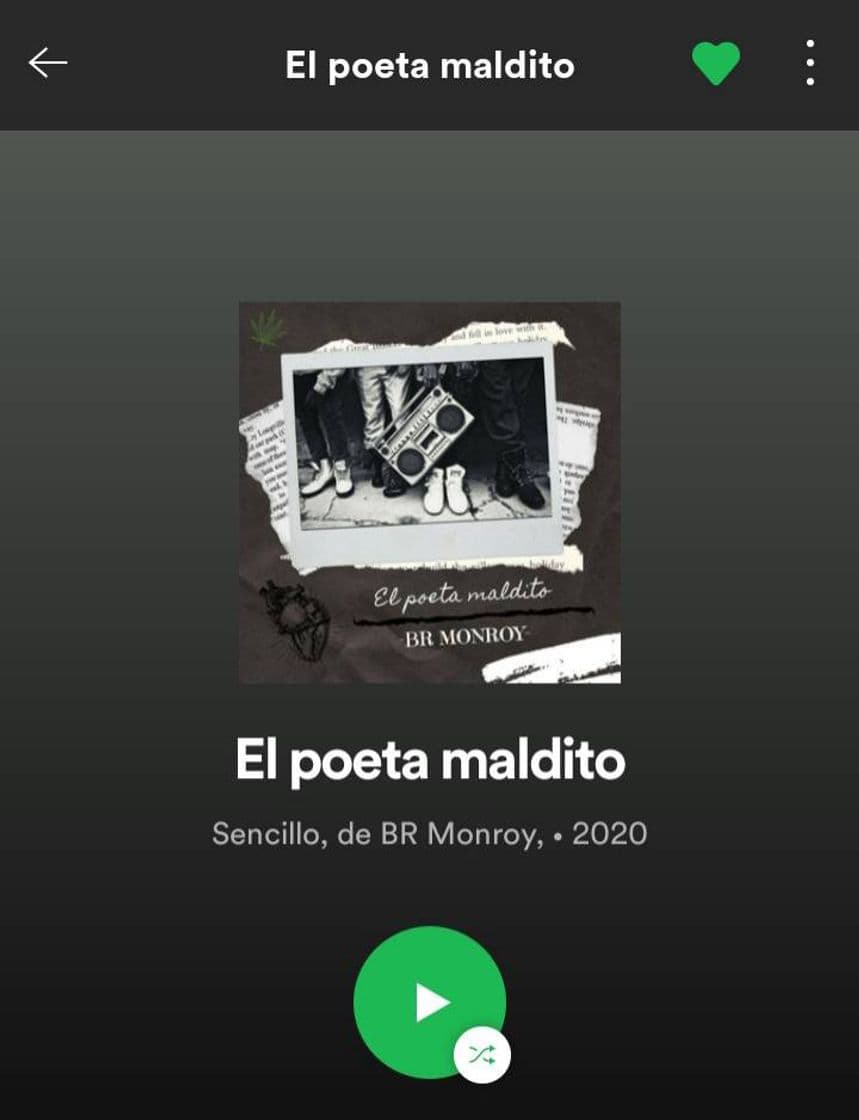 Canción El Poeta Maldito 