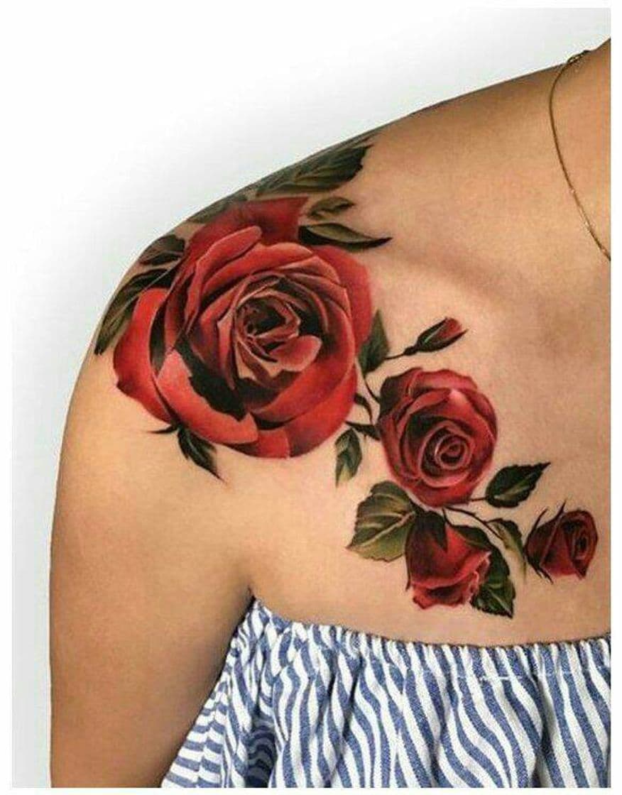 Moda Tatuagem rosas