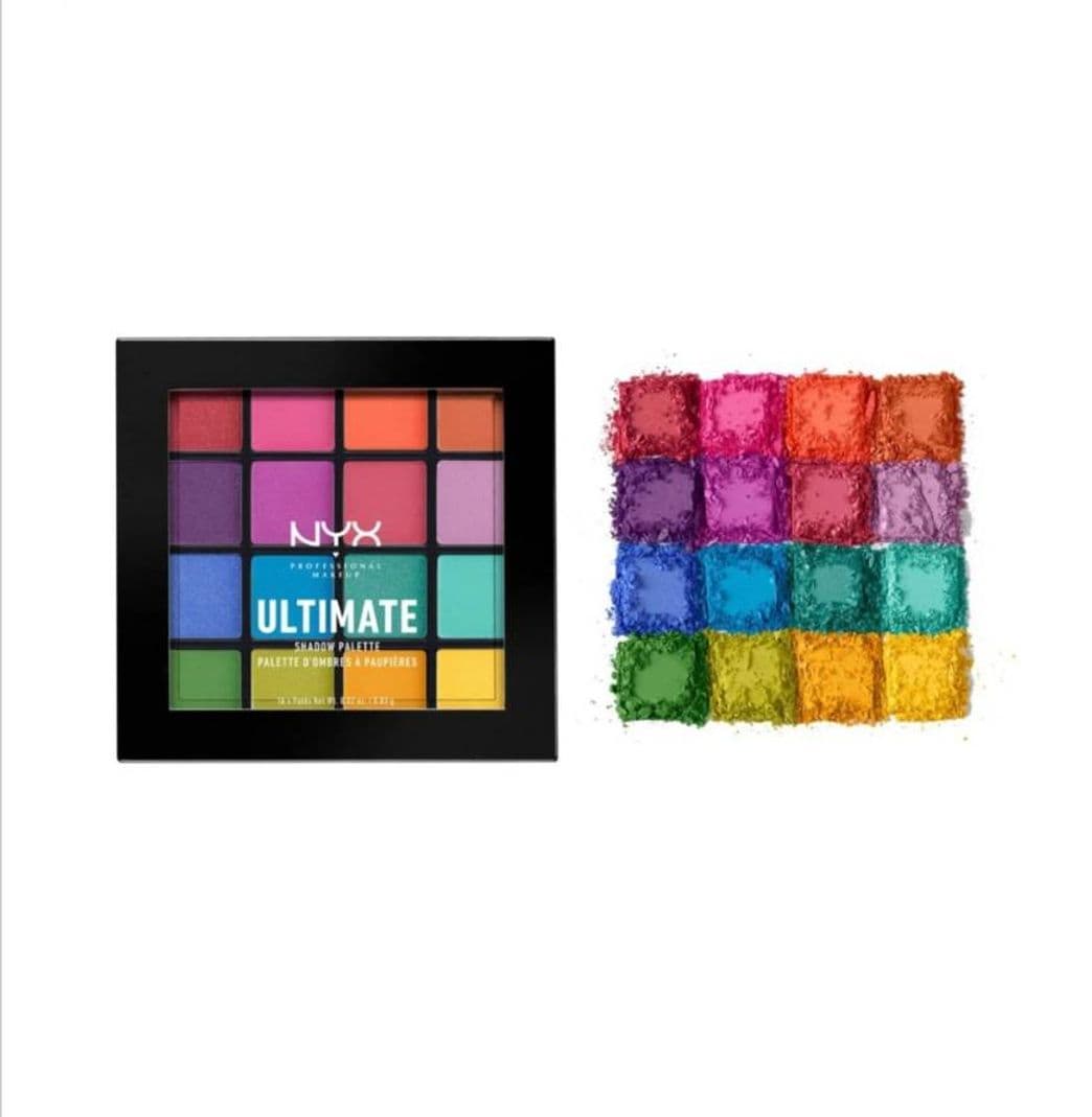 Moda Paleta de Sombras Ultimate Brights NYX Professional Makeup - Paris