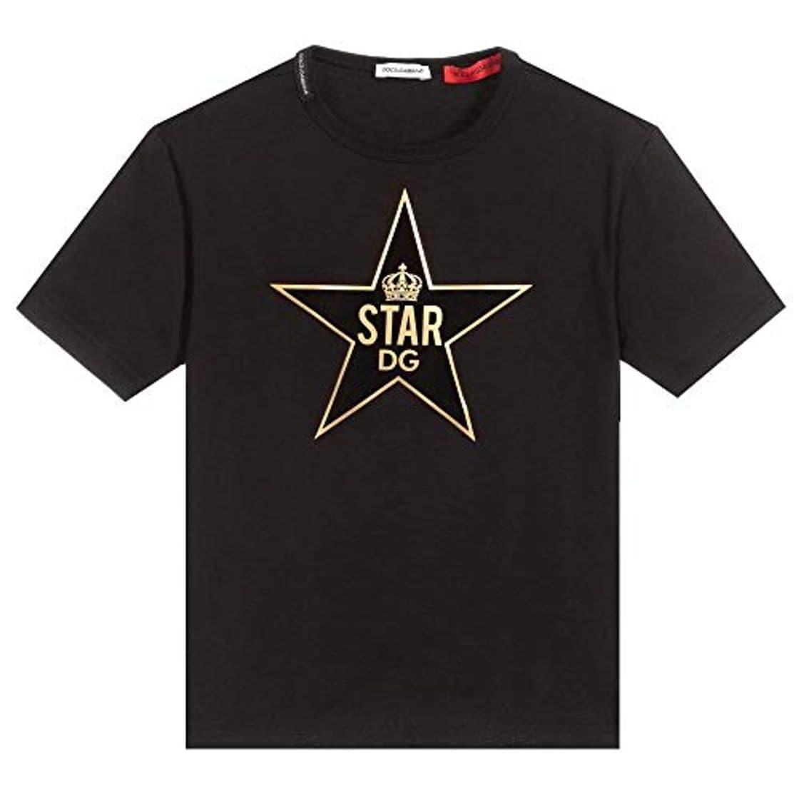 Fashion Dolce & Gabbana Star Gold - Camiseta Negro Negro