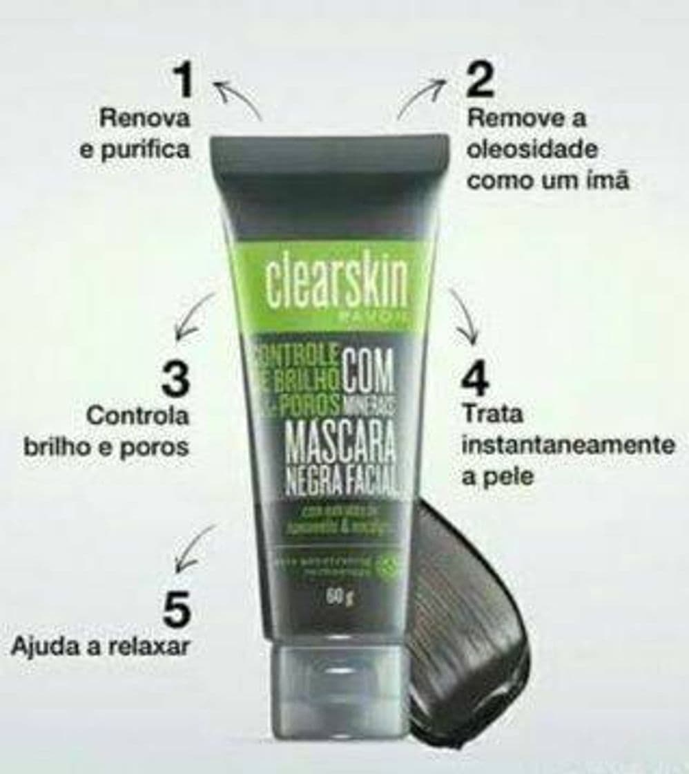 Moda Máscara negra da Clearskin 