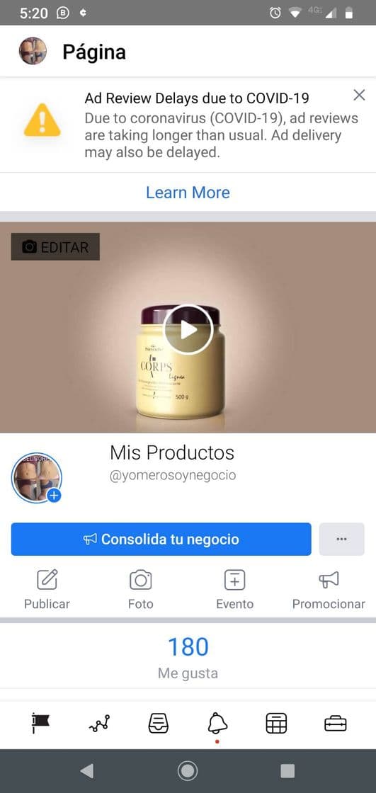 Moda Página MIS PRODUCTOS