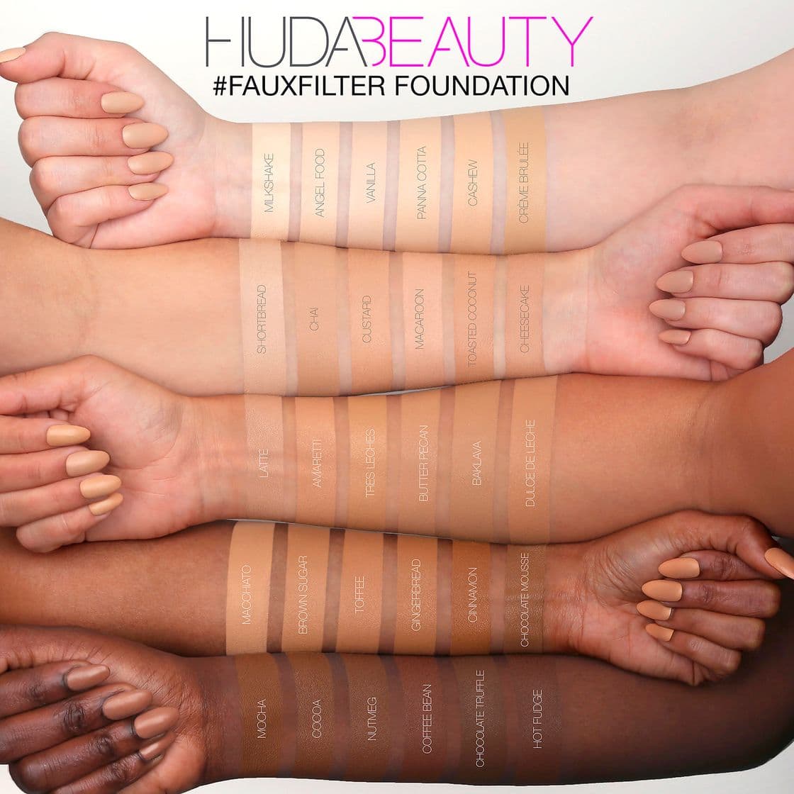 Fashion #FauxFilter Full Coverage Matte Foundation - HUDA BEAUTY ...