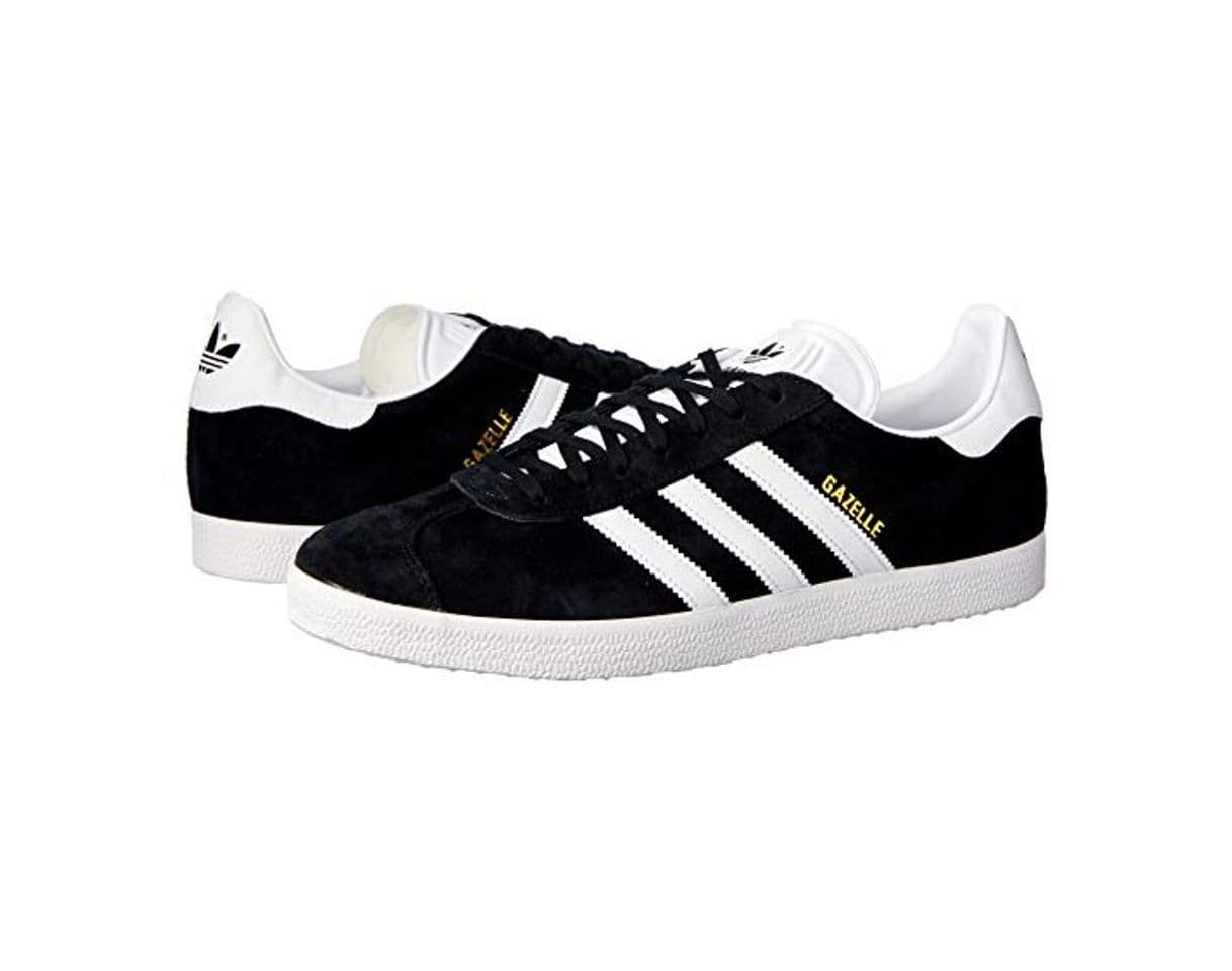 Fashion adidas Originals Gazelle, Zapatillas Unisex Adulto, Varios colores (Core Black/White/Gold Metalic)