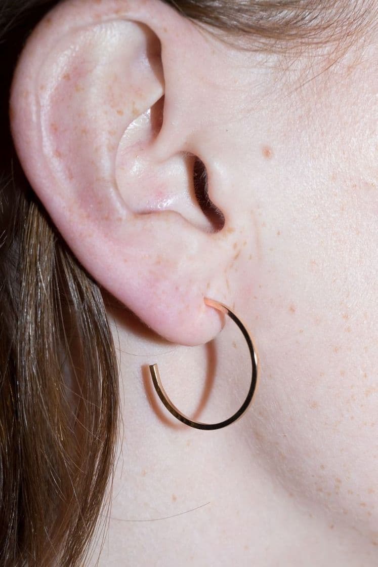 Fashion Thin Gold Open Mini Hoop Earrings - Brandy Melville EU