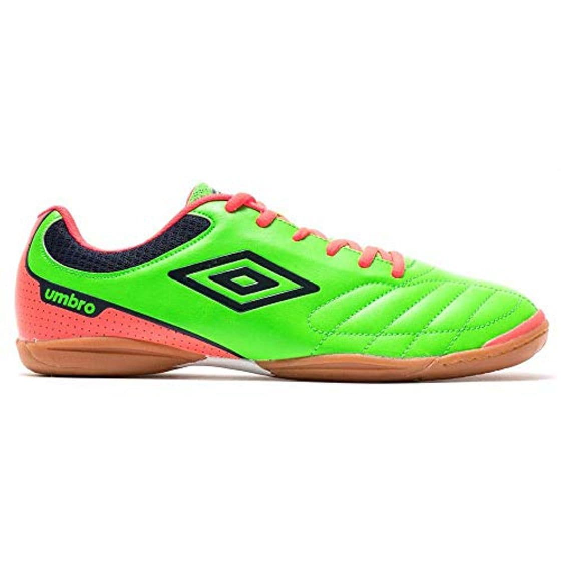 Lugar Umbro Futsal Attak IC, Zapatilla de fútbol Sala, Green-Orange-Navy, Talla 10 US