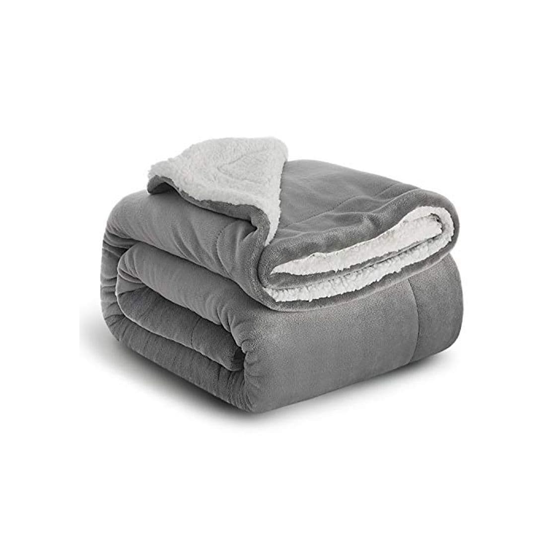 Producto Bedsure Manta Reversible de Franela/Sherpa 150x200cm