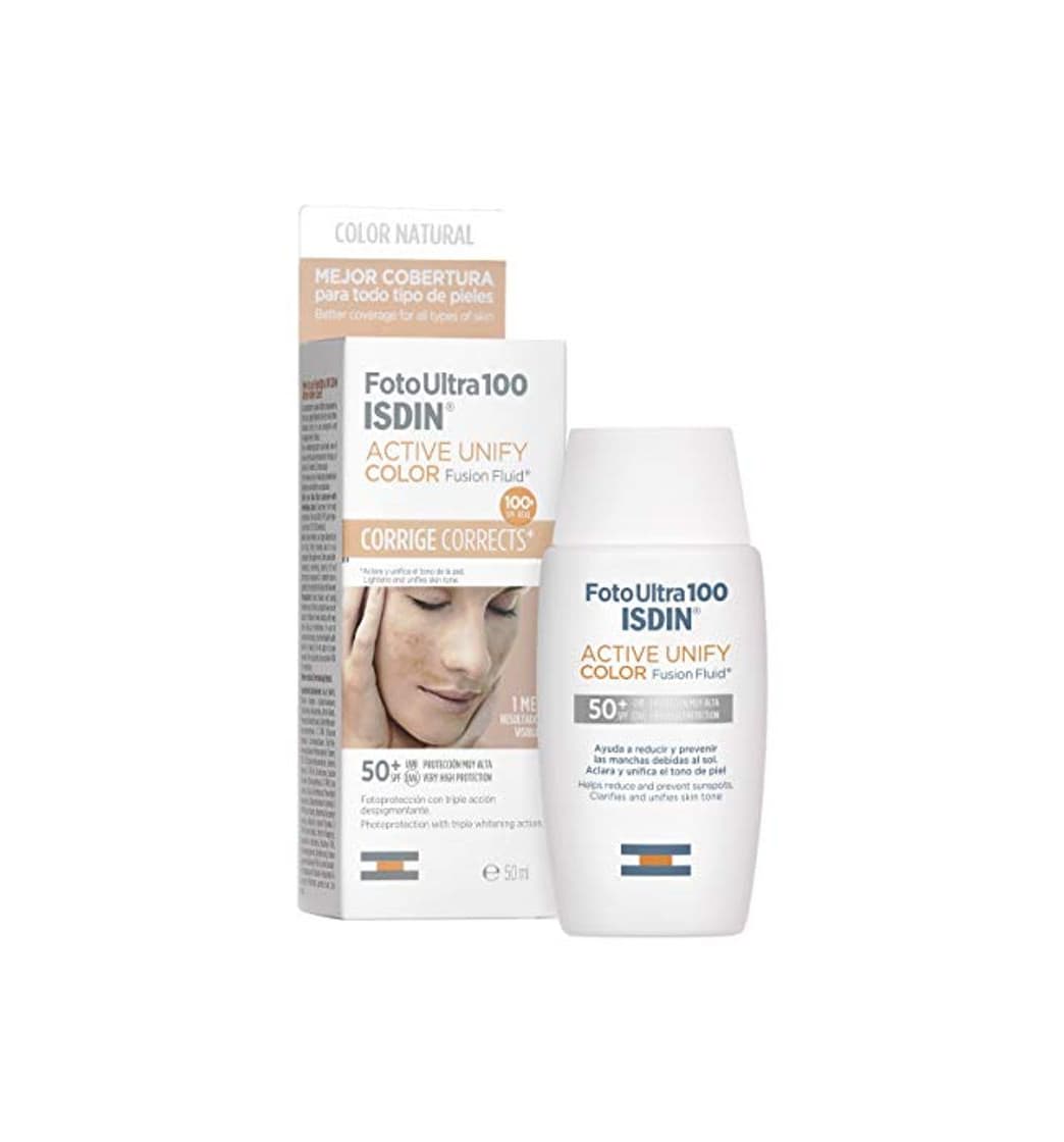 Belleza Foto Ultra 100 ISDIN Active Unify COLOR Fusion Fluid SPF 100+