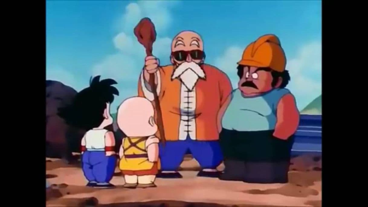 Fashion Goku y Krillin entrenan en la construccion - YouTube