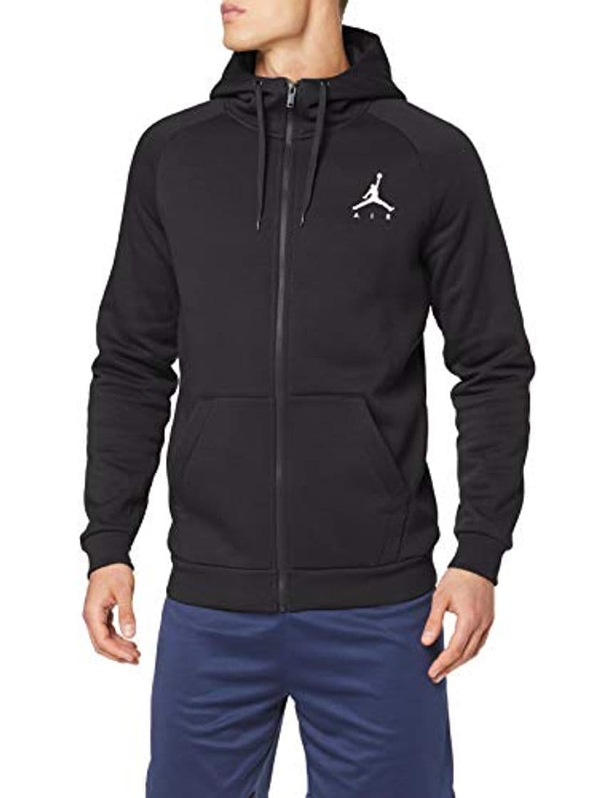 Moda Nike M J Jumpman Fleece FZ Sweatshirt, Hombre, Black/