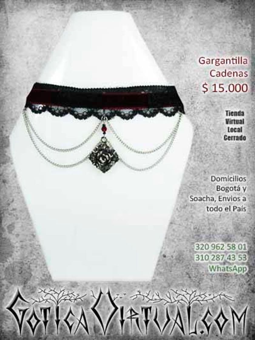 Moda Gargantilla con cadenas