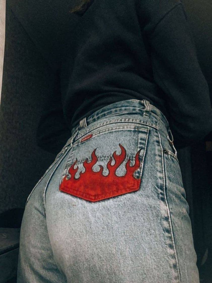 Moda customização calça jeans 🔥 