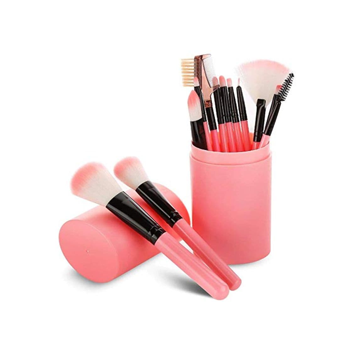 Producto Pinceles de Maquillaje, 12 piezas Fibra Sintética Brochas Maquillaje, Cepillo de Maquillaje