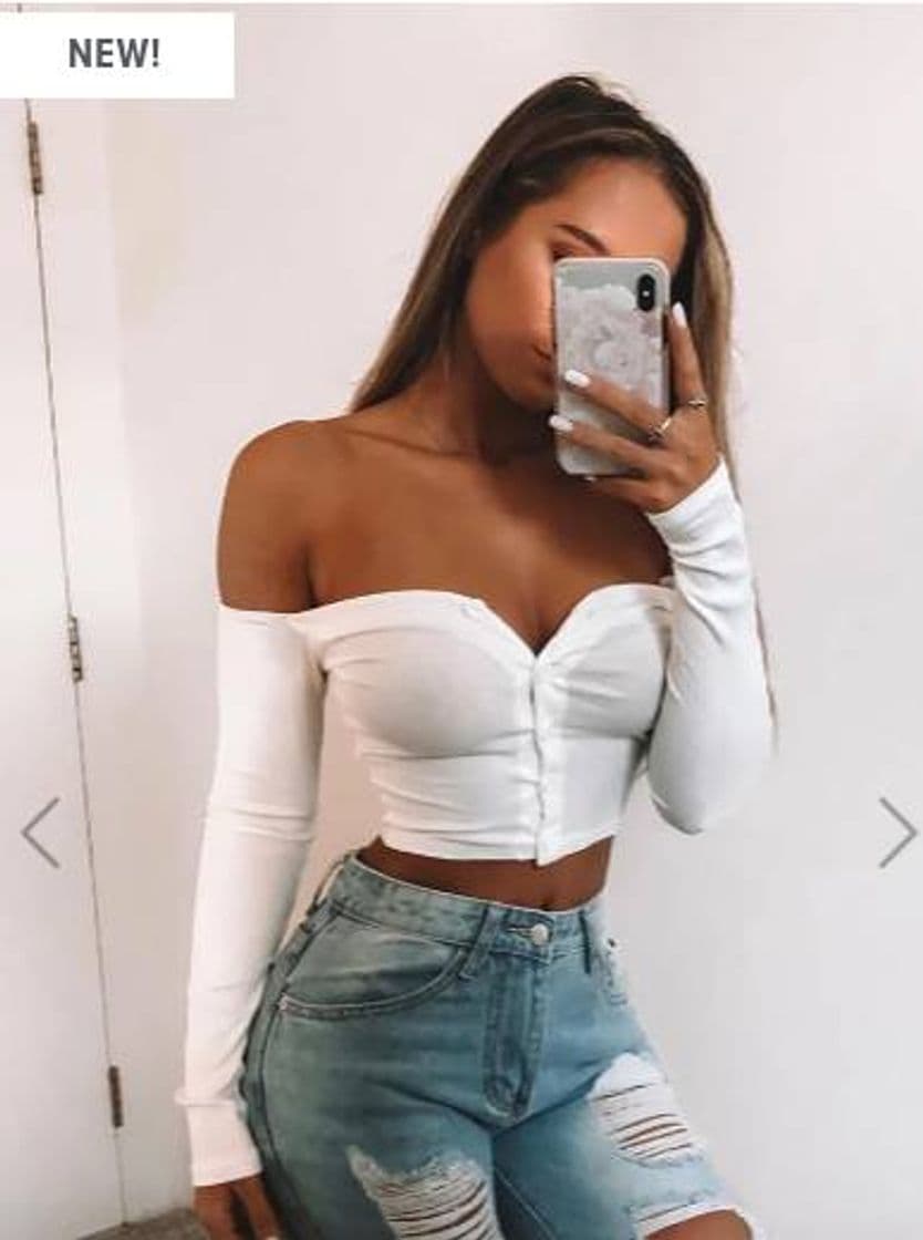 Moda Talk That Talk Off Shoulder Top - Ivory - Fashion Tops - Fashion Nova