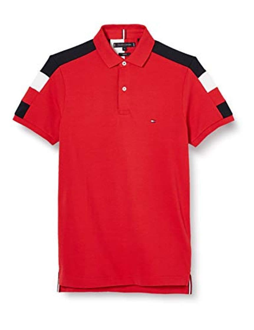 Fashion Tommy Hilfiger GS Sleeve Color Block Slim Polo Camisa