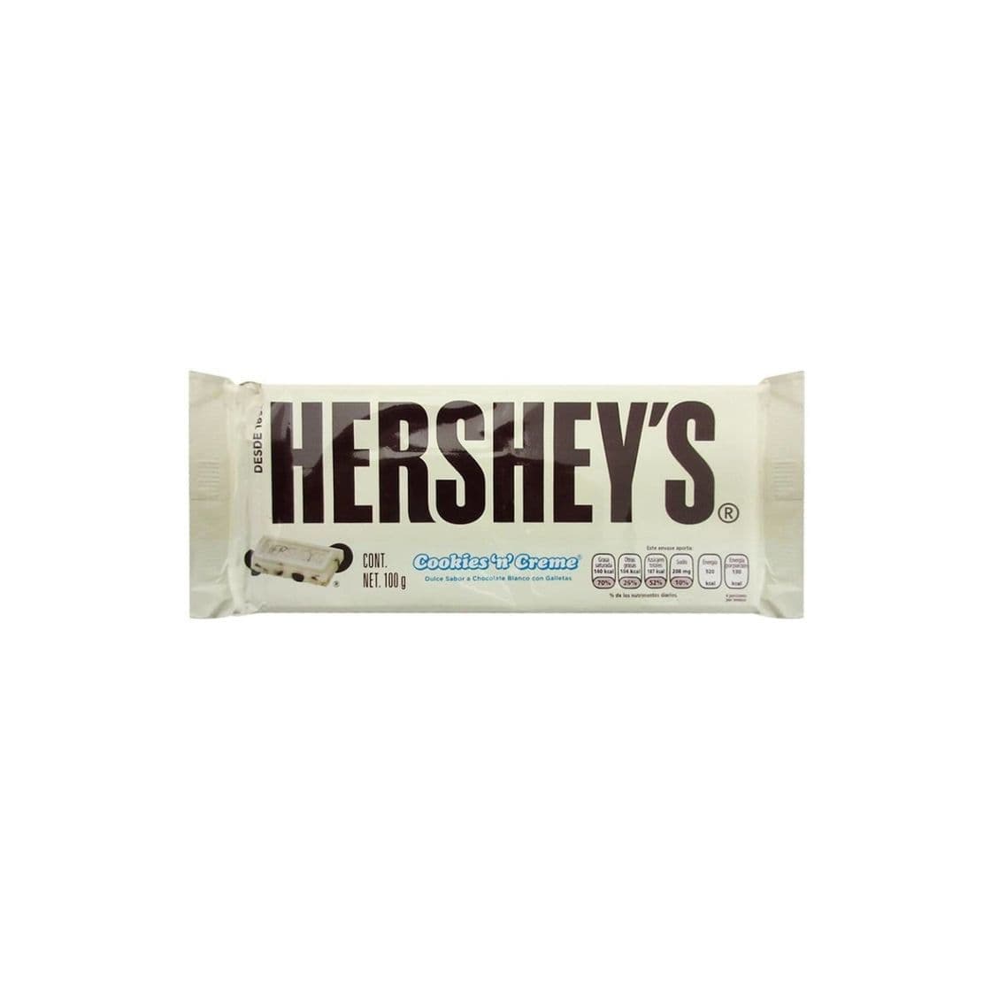 Product Barra de chocolate Hershey's cookies n creme 100 g