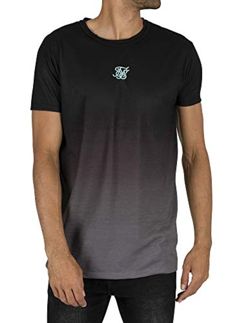 Fashion Sik Silk Hombre Remera con Cuello Redondo Camiseta