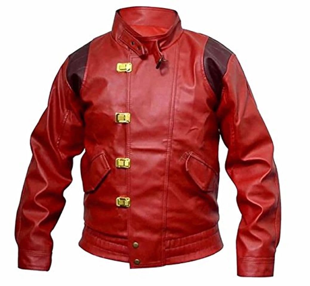 Fashion Classyak Akira Kaneda - Chaqueta de Piel para Hombre