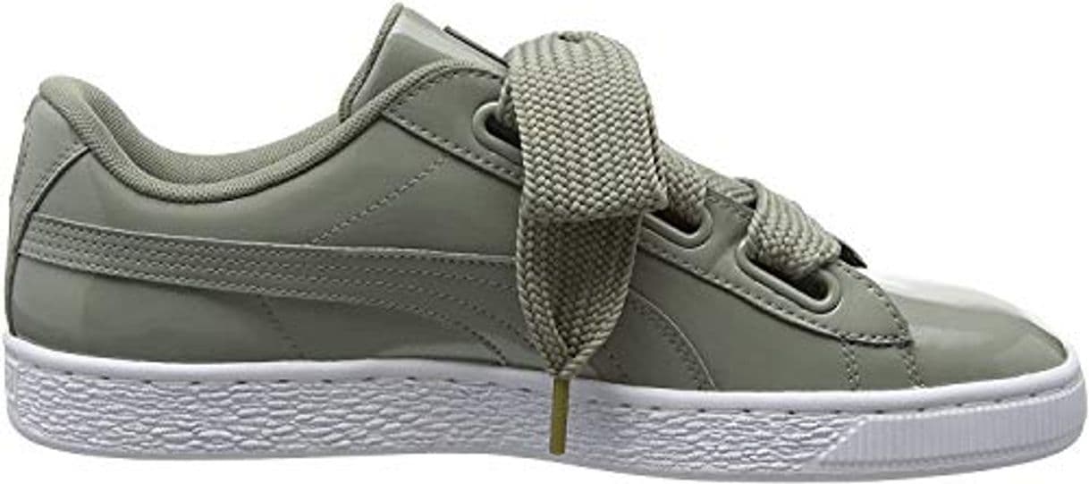 Moda Puma Basket Heart Patent Wn's, Zapatillas para Mujer, Gris