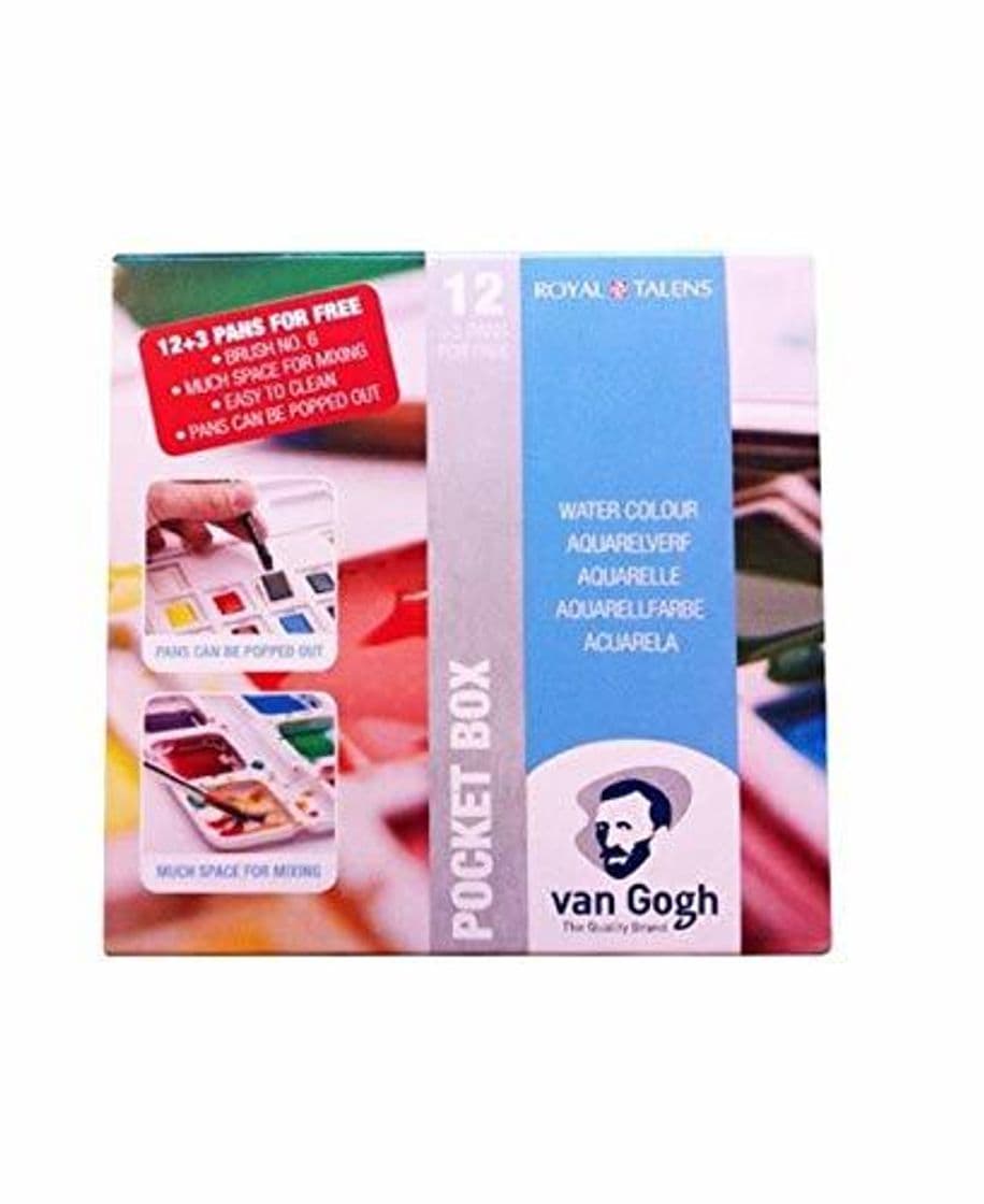 Electronic Estuche Pocket Box 12+3 Acuarela Van Gogh