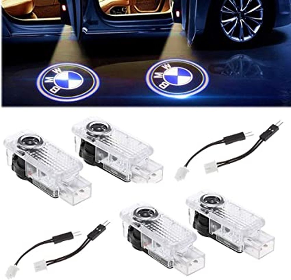 Product 4 PCS Luz de Puerta de Coche 3D Logo Proyector Láser LED Luces Kit