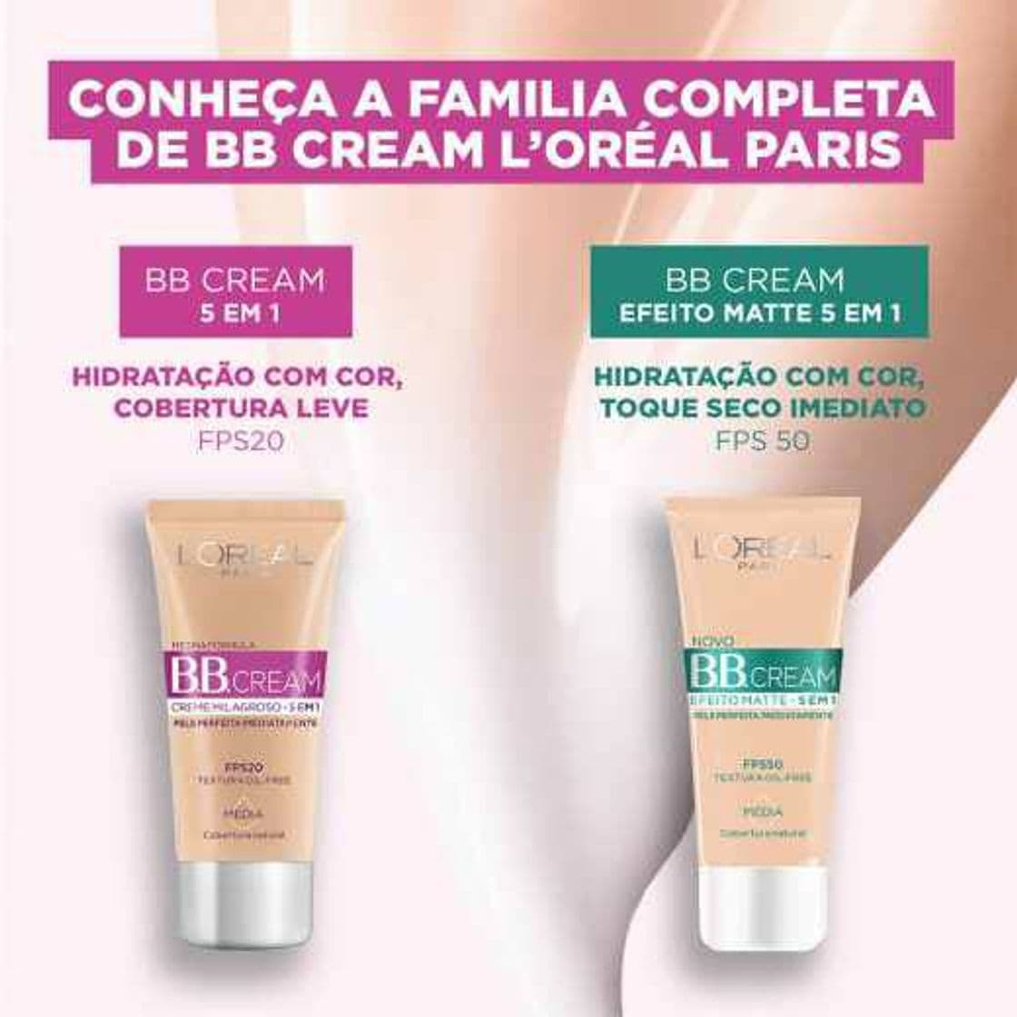 Moda Base BB Cream L'Oréal Paris 5 em 1 FPS20 30ml 