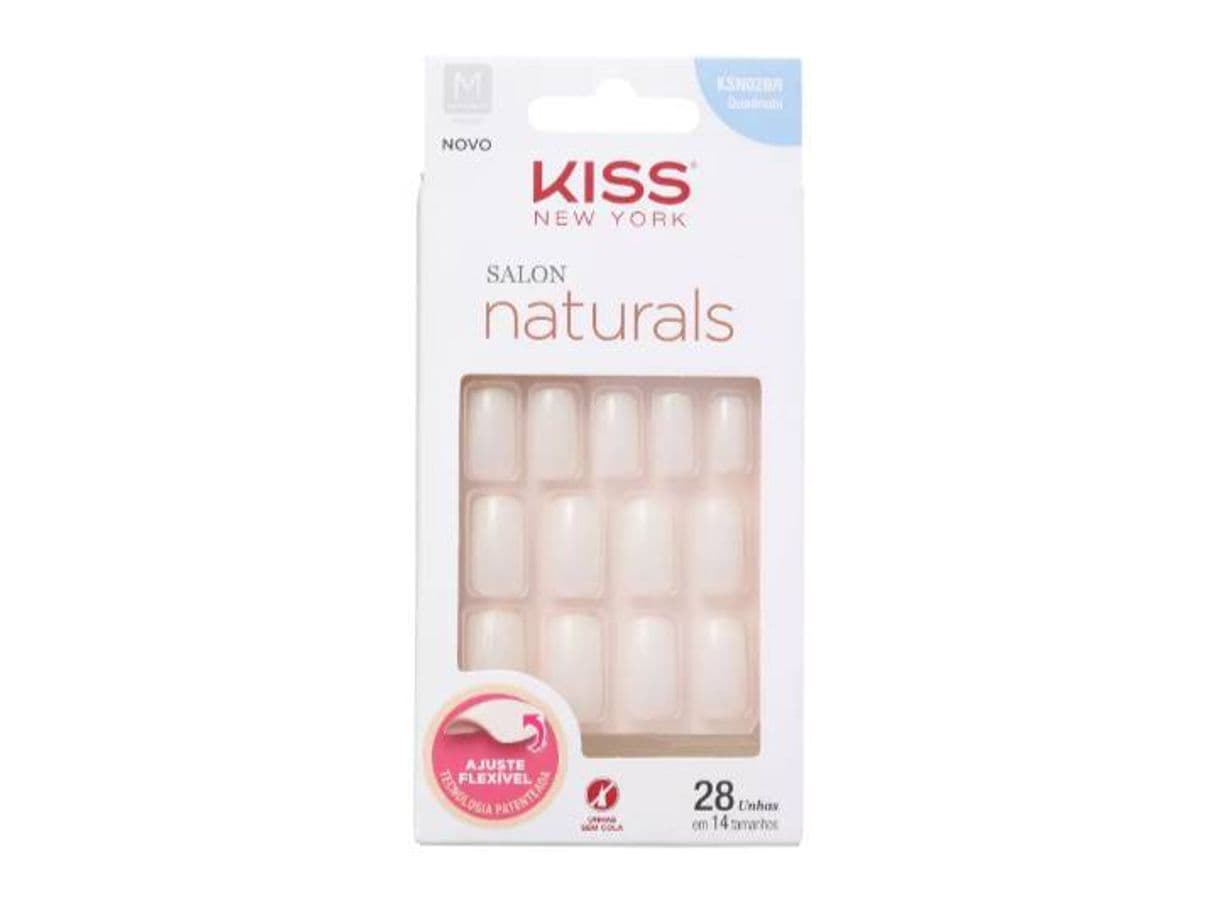 Fashion Kiss New York Salon Naturals Quadrado Médio - Unhas Postiças