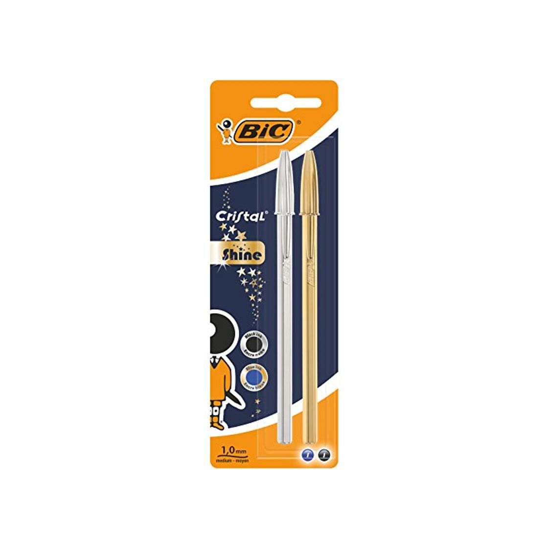 Electronic BIC Cristal Celebrate - Pack de 2 bolígrafos