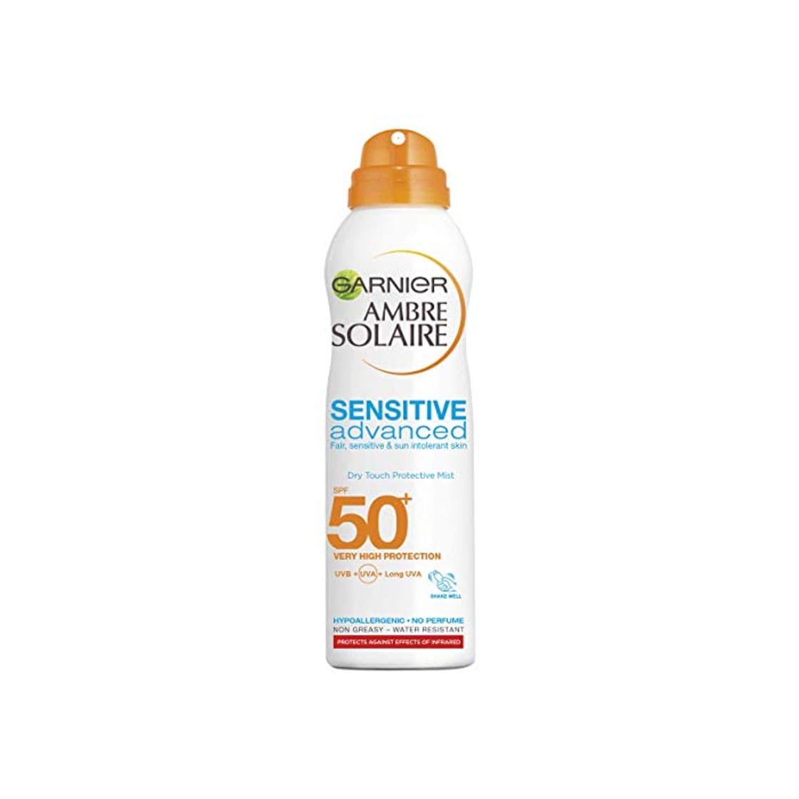 Product Garnier Ambre Solaire Sensible Protección solar avanzada con SPF 50