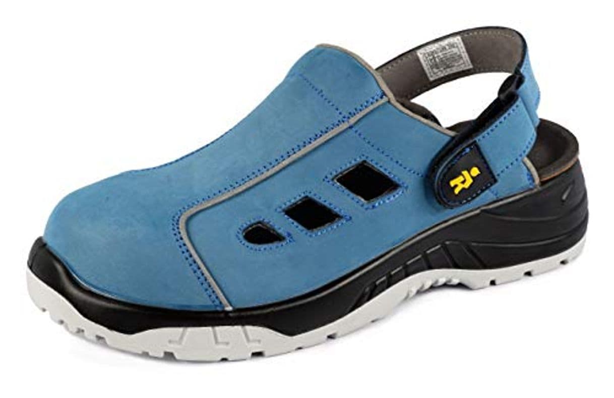 Product EuroRoutier Fresh Blue - Zapatos de seguridad de piel con certificado CE