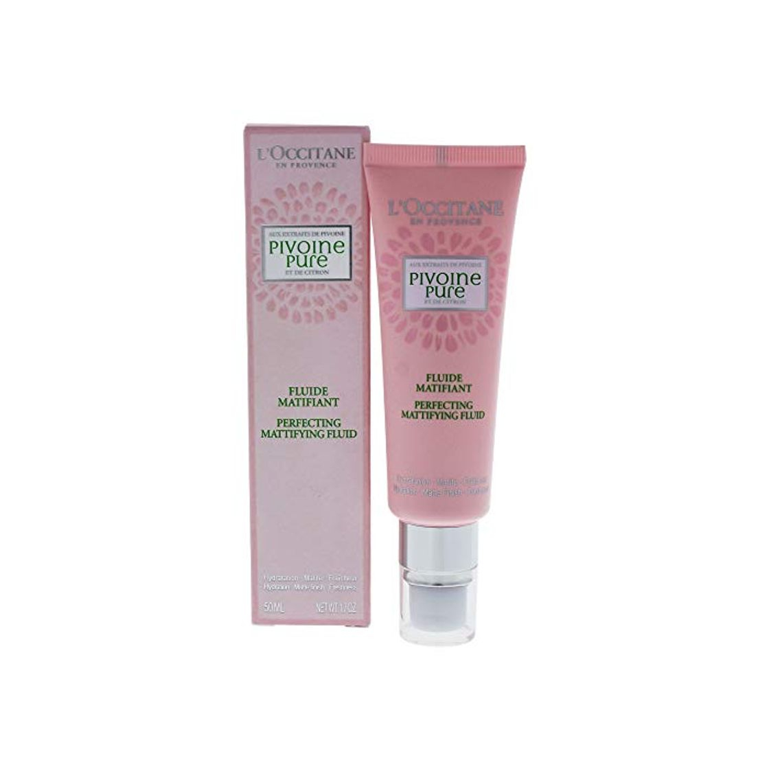 Product L'occitane - fluido matificante pivoine pure - 50 mililitros