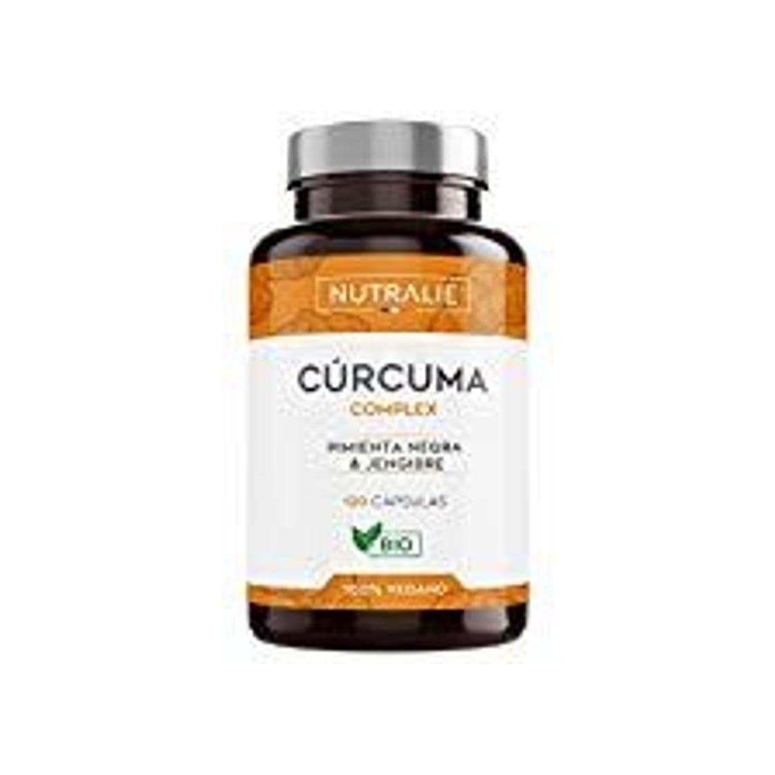 Product Cúrcuma Orgánica de 1440 mg con Pimienta Negra y Jengibre -180 Cápsulas