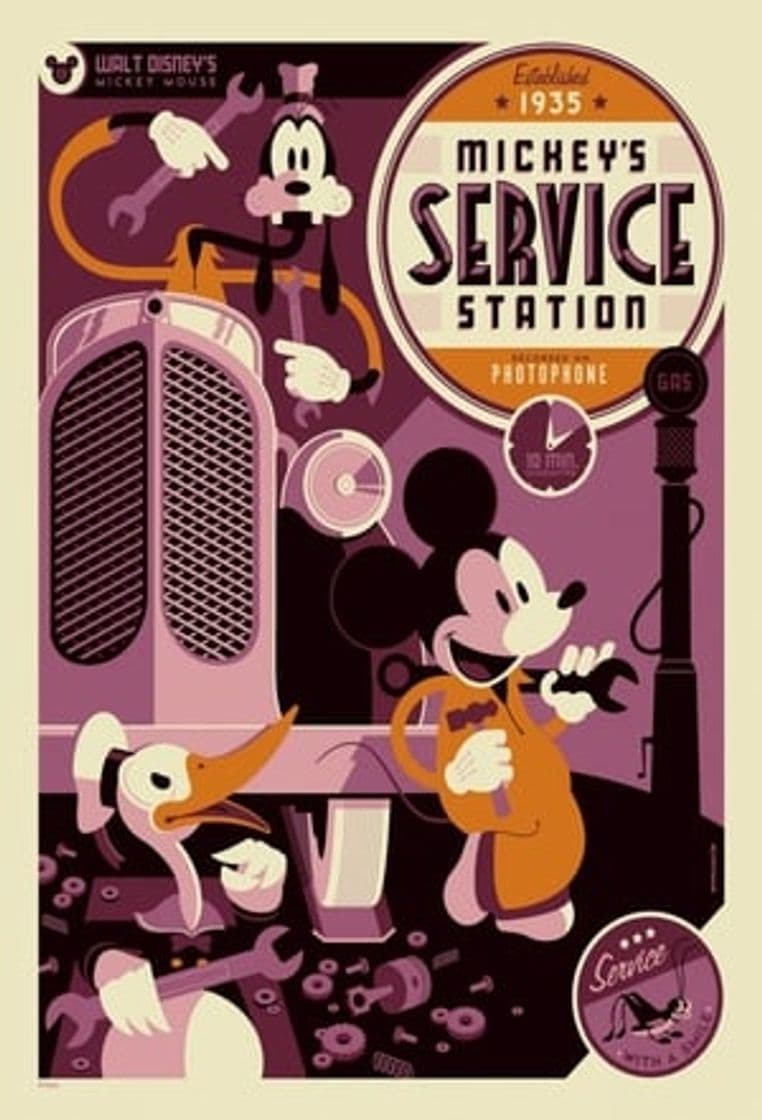 Movie Mickey's Service Station