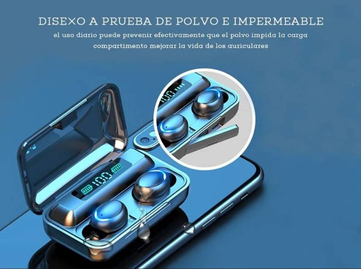 Product Audífonos Bluetooth Impermeables Negros🎧📱😍