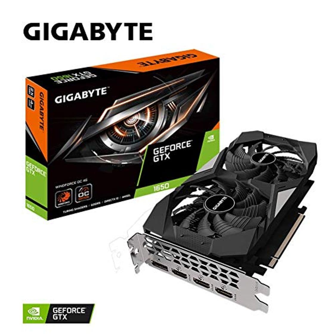 Producto GIGABYTE GeForce GTX 1650 WINDFORCE OC 4G