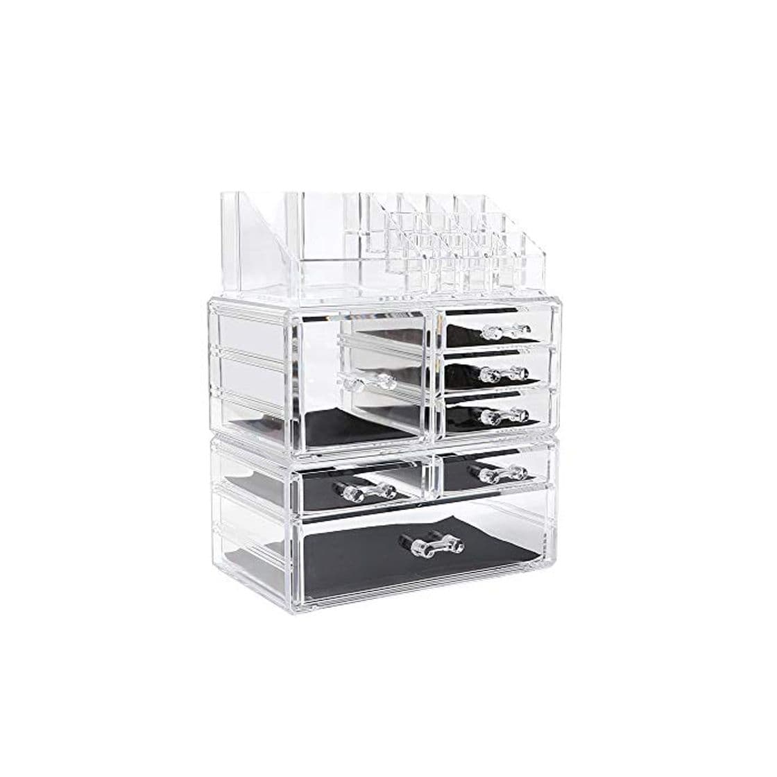 Producto Display4top Caja acrílica Estante de maquillajes Maquillaje Cosméticos Joyería Organizador