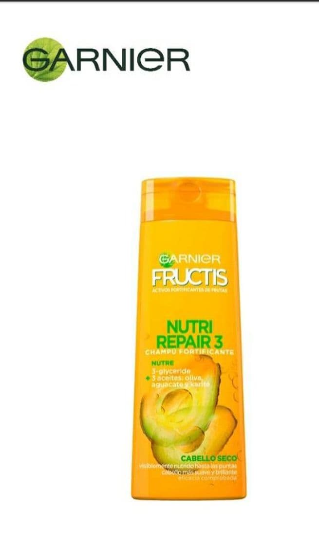 Fashion Champú Nutri Repair 3 Fructis Cabello Fructis Nutri Repair 3