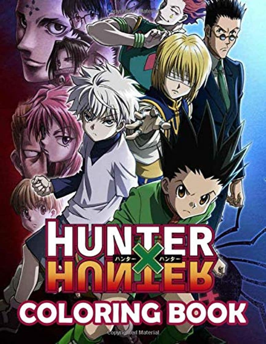 Book Hunter X Hunter Coloring Book: Manga Coloring Books For Naruto Fan