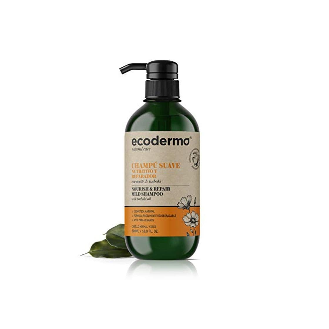 Product Ecoderma Nourish & Repair Mild Shampoo 500ml - Exceptional Nutrition For Dry